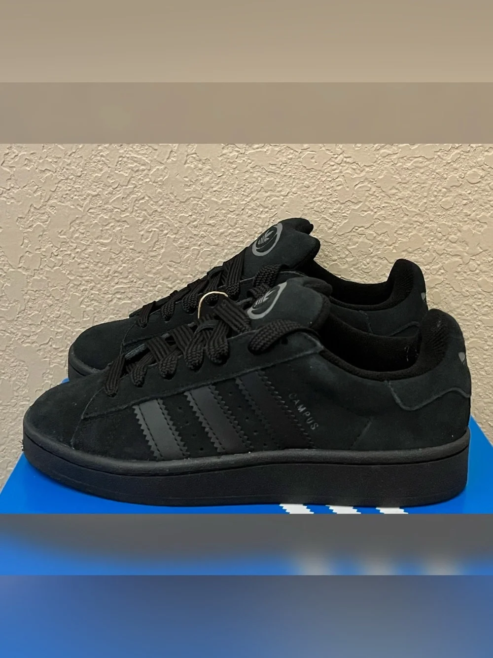 Adidas Campus 00s Black Suede Color Shoes    Kids Size-4.5